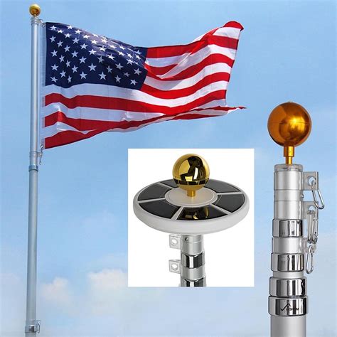 telescoping flag poles for home